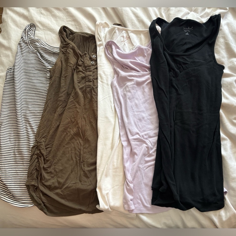 Maternity BUNDLE size medium tank tops sleeveless blouse